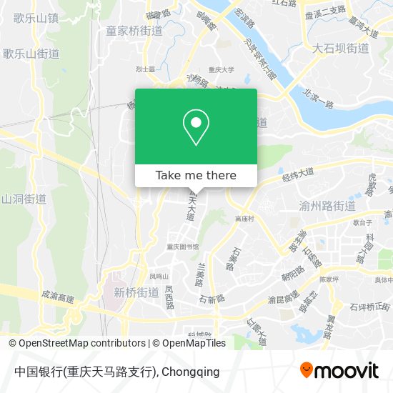 中国银行(重庆天马路支行) map