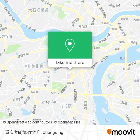 重庆客朗德·住酒店 map