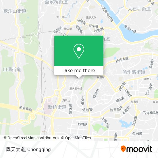 凤天大道 map