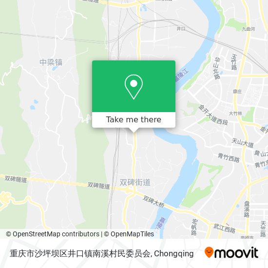 重庆市沙坪坝区井口镇南溪村民委员会 map