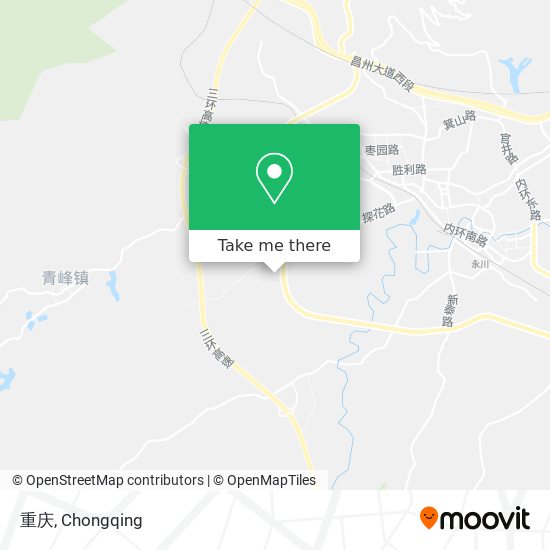 重庆 map