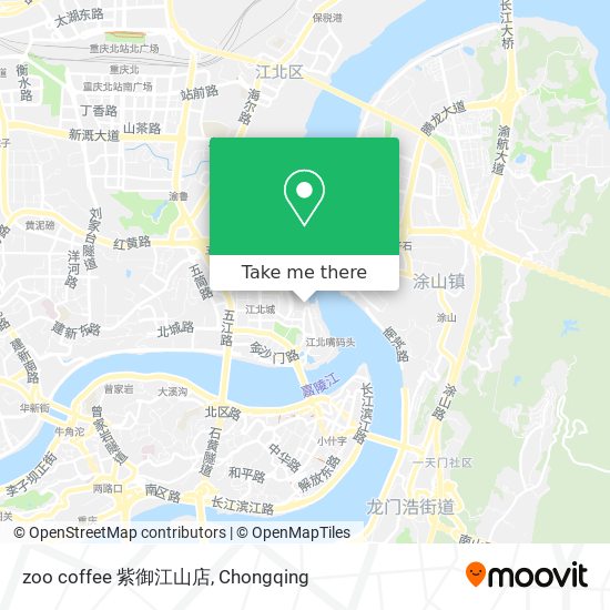 zoo coffee 紫御江山店 map