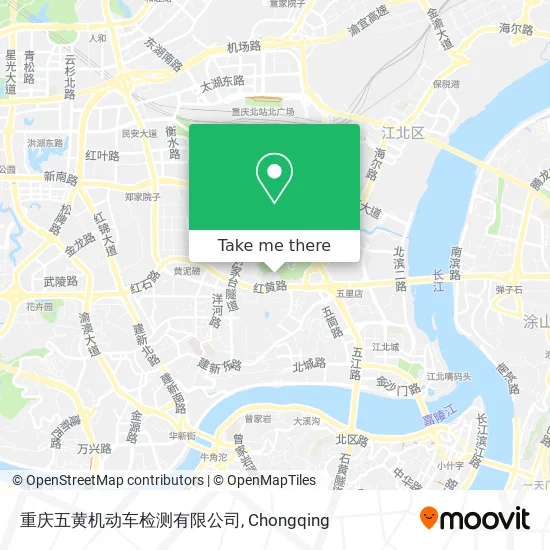 重庆五黄机动车检测有限公司 map
