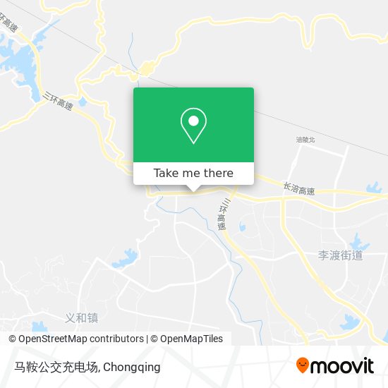马鞍公交充电场 map