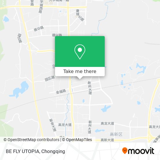 BE FLY UTOPIA map