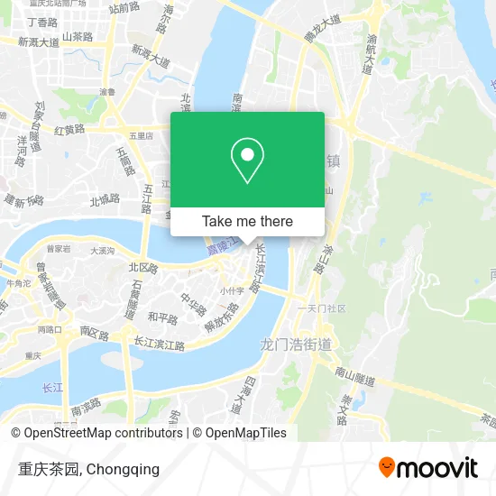 重庆茶园 map