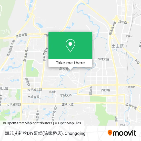 凯菲艾莉丝DIY蛋糕(陈家桥店) map