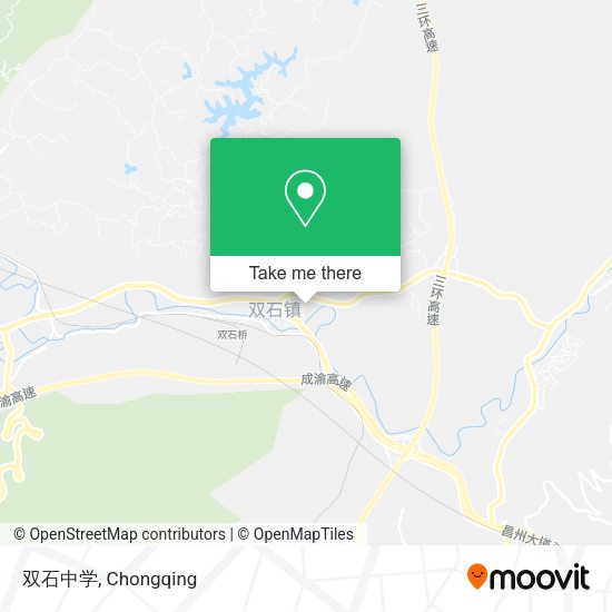 双石中学 map