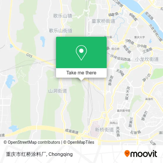 重庆市红桥涂料厂 map