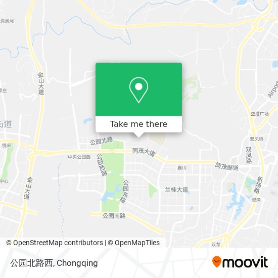 公园北路西 map