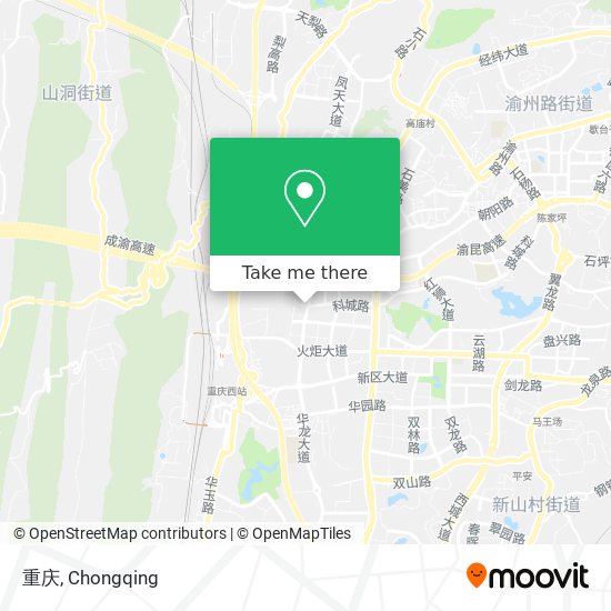 重庆 map