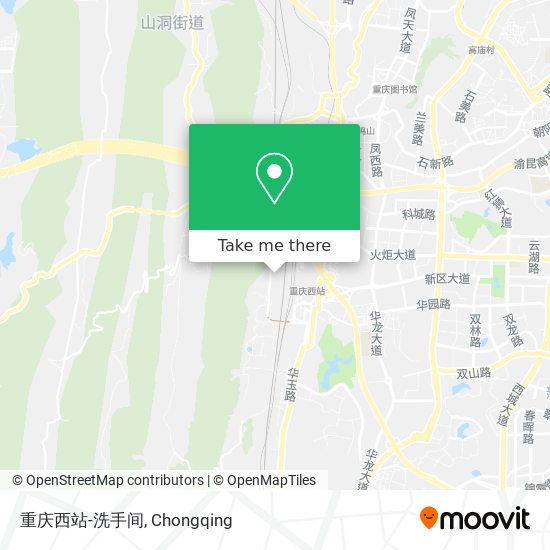 重庆西站-洗手间 map