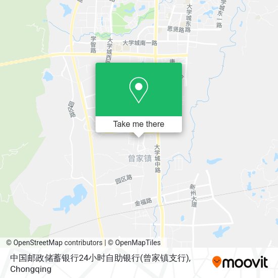中国邮政储蓄银行24小时自助银行(曾家镇支行) map