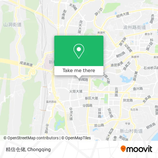 精信仓储 map