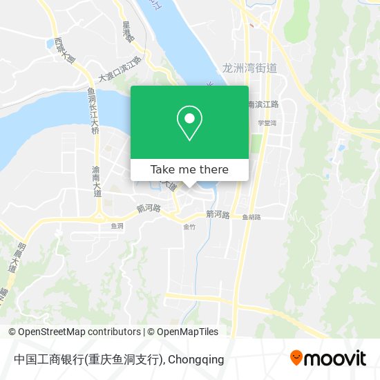 中国工商银行(重庆鱼洞支行) map