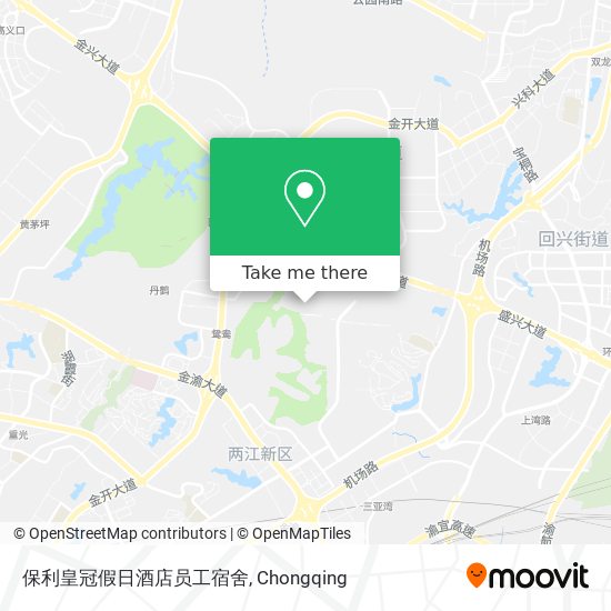 保利皇冠假日酒店员工宿舍 map