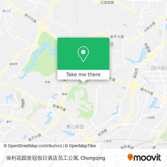 保利花园皇冠假日酒店员工公寓 map