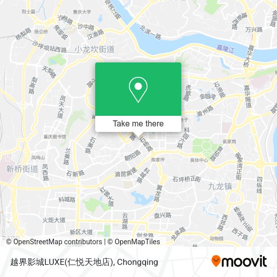 越界影城LUXE(仁悦天地店) map