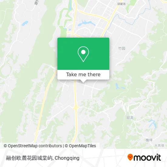 融创欧麓花园城棠屿 map