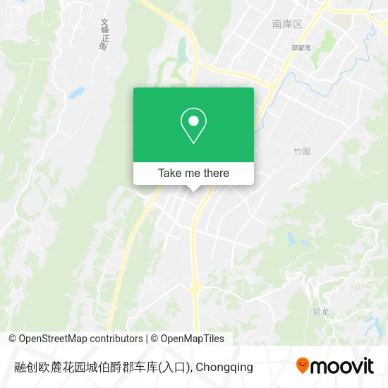 融创欧麓花园城伯爵郡车库(入口) map