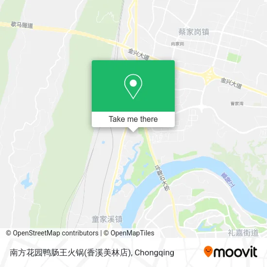 南方花园鸭肠王火锅(香溪美林店) map