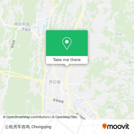 公租房车咨询 map