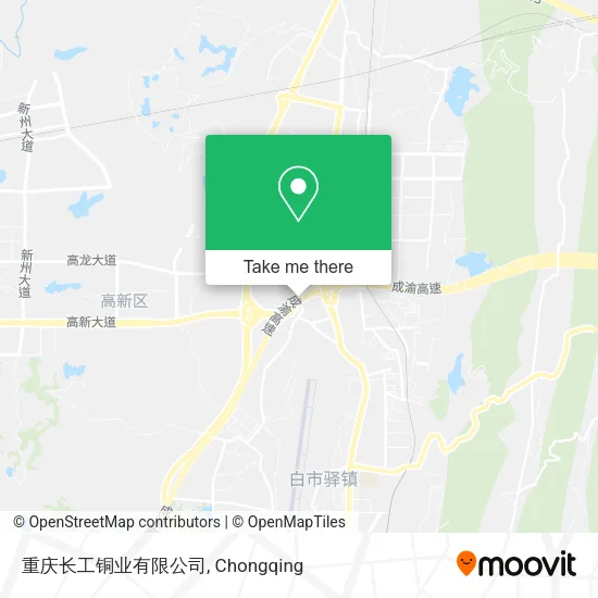 重庆长工铜业有限公司 map