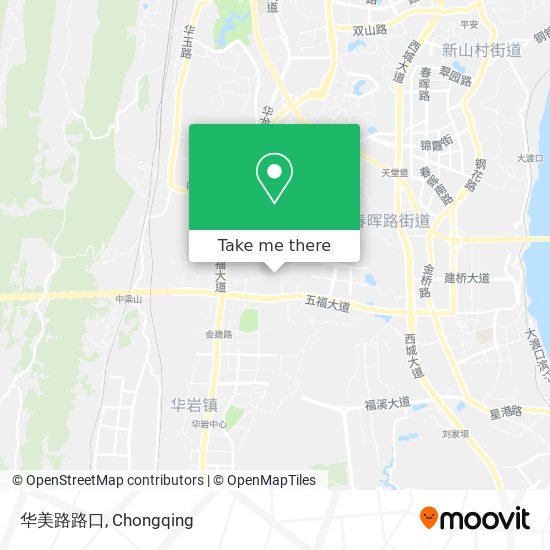 华美路路口 map