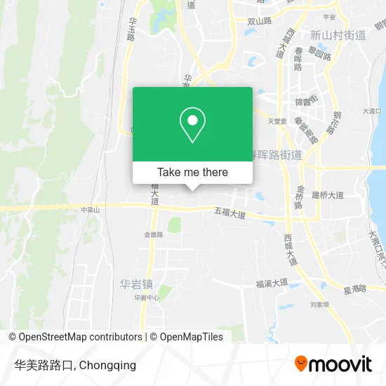 华美路路口 map