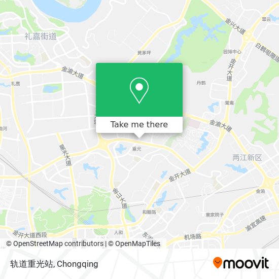 轨道重光站 map