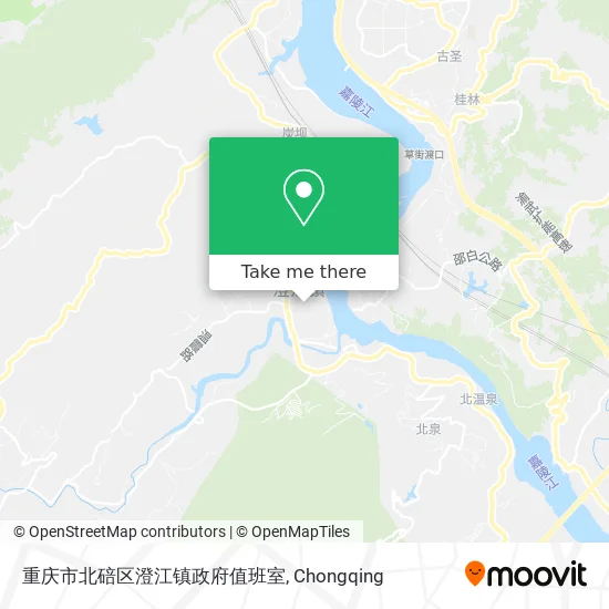 重庆市北碚区澄江镇政府值班室 map