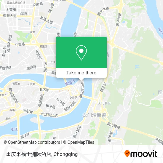 重庆来福士洲际酒店 map