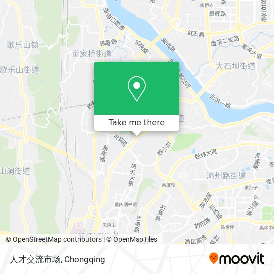 人才交流市场 map