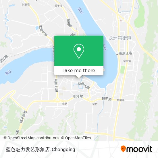 蓝色魅力发艺形象店 map