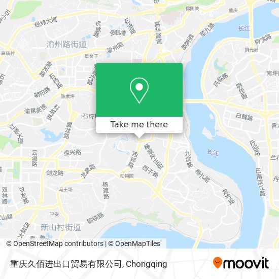 重庆久佰进出口贸易有限公司 map