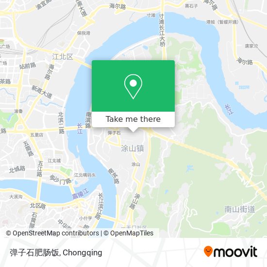 弹子石肥肠饭 map