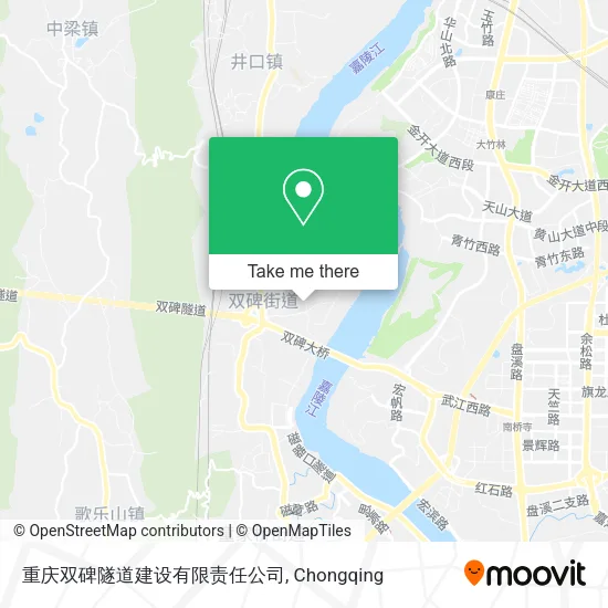重庆双碑隧道建设有限责任公司 map