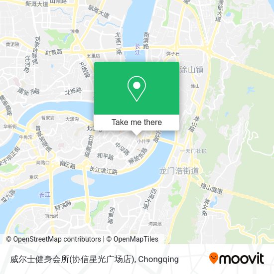 威尔士健身会所(协信星光广场店) map