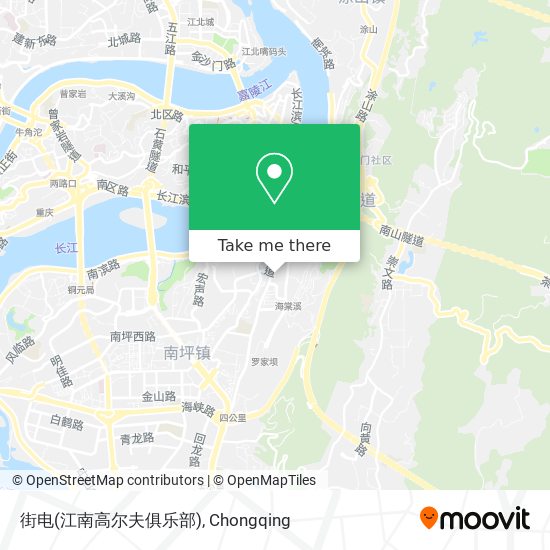 街电(江南高尔夫俱乐部) map