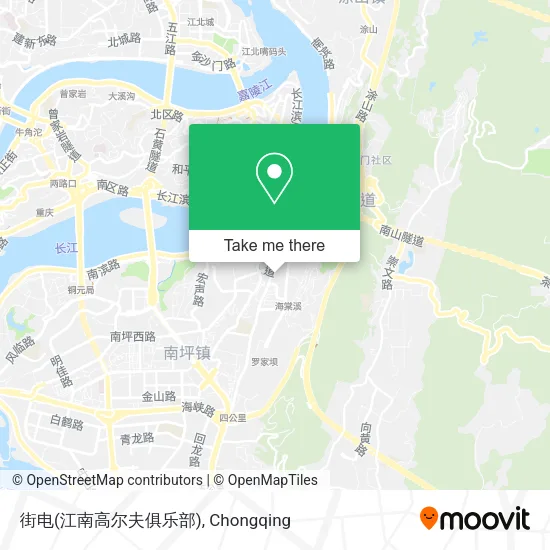 街电(江南高尔夫俱乐部) map