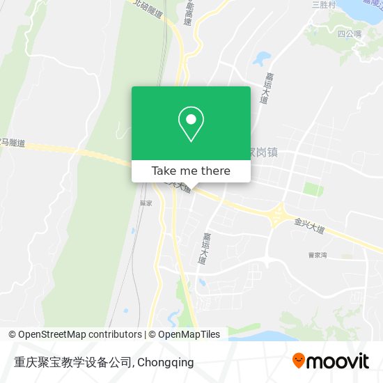 重庆聚宝教学设备公司 map