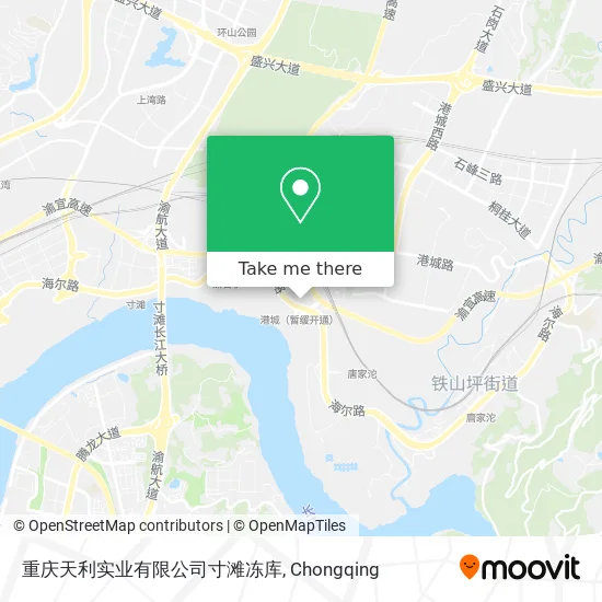 重庆天利实业有限公司寸滩冻库 map