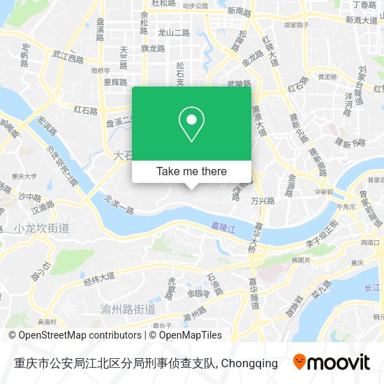 重庆市公安局江北区分局刑事侦查支队 map