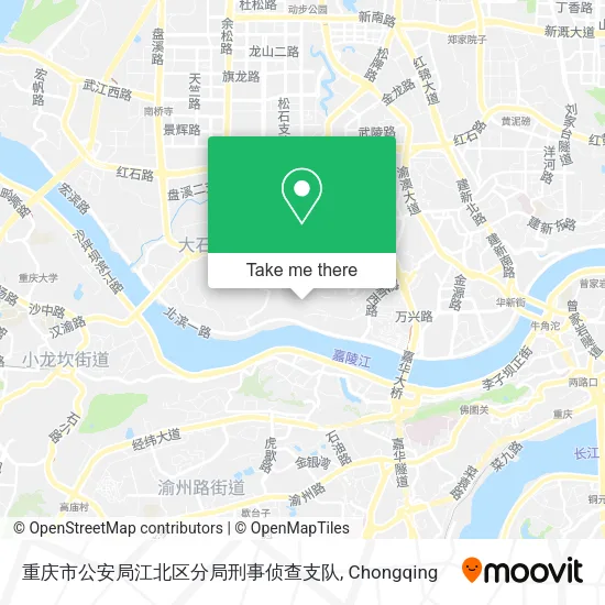 重庆市公安局江北区分局刑事侦查支队 map