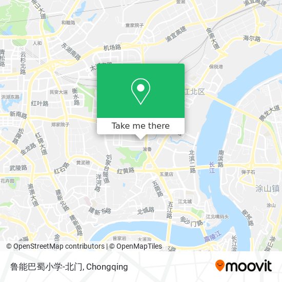 鲁能巴蜀小学-北门 map