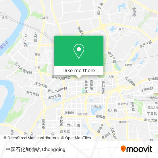 中国石化加油站 map