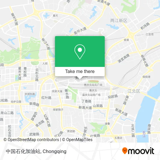 中国石化加油站 map