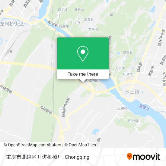 重庆市北碚区开进机械厂 map