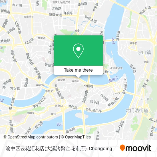 渝中区云花汇花店(大溪沟聚金花市店) map