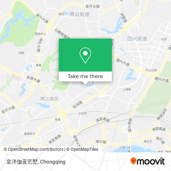 皇洋伽蓝艺墅 map